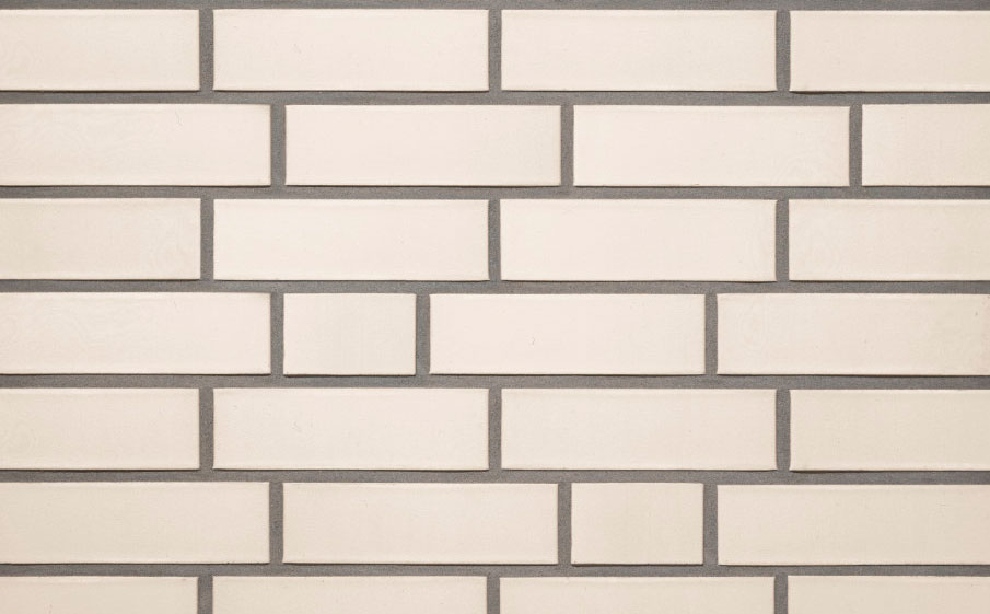 Клинкерный кирпич Roben Oslo perlweiss glatt, пустотелый, гладкий, 210*100*50 мм