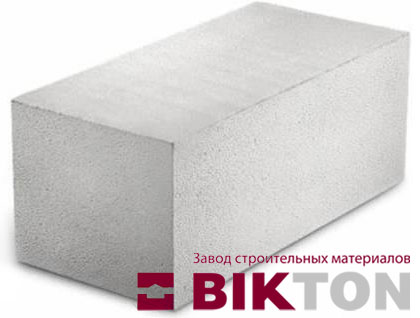 Блок пенобетонный (пеноблок) D-600 Bikton 625x500x200