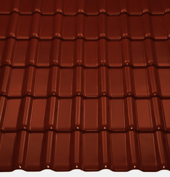 Керамическая черепица РУБИН 13V Глазурь, Braas